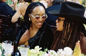 Erica Chidi Cohen Instagram - i only came out in my mid-30s after i got divorced. that's why witnessing two women freely choosing each other never stops feeling extraordinary. @arielrezek and @777apatow wedding felt particularly special because ariel and i met 10 years ago at my first wedding—she came as her boyfriend’s date. neither of us could have imagined how much our lives would change over the next ten years, or the tender friendship we would grow along the way.

fast forward to today: we're deeply in love with women who make us feel safe and surrounded only by people who understand and accept us fully. every exquisite, decadent, chartreuse-infused moment is featured in vogue today and will stay in our hearts forever. truly one of the most special days—joyful, affirming, and intentional in every detail.

ariel and lindsay, may your years together be filled with the kind of love that transforms, grounds, and nourishes you both. @vatanashaw and i love you! 🌈