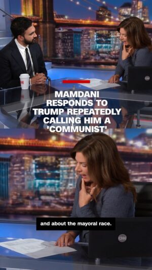 Erin Burnett Instagram - CNN's @erinburnettoutfront showed clips of President Donald Trump calling New York City mayoral candidate Zohran Mamdani a "communist" eight times. Mamdani says Trump is in "denial" over the mayoral race.

Read more at the link in @cnn's bio.