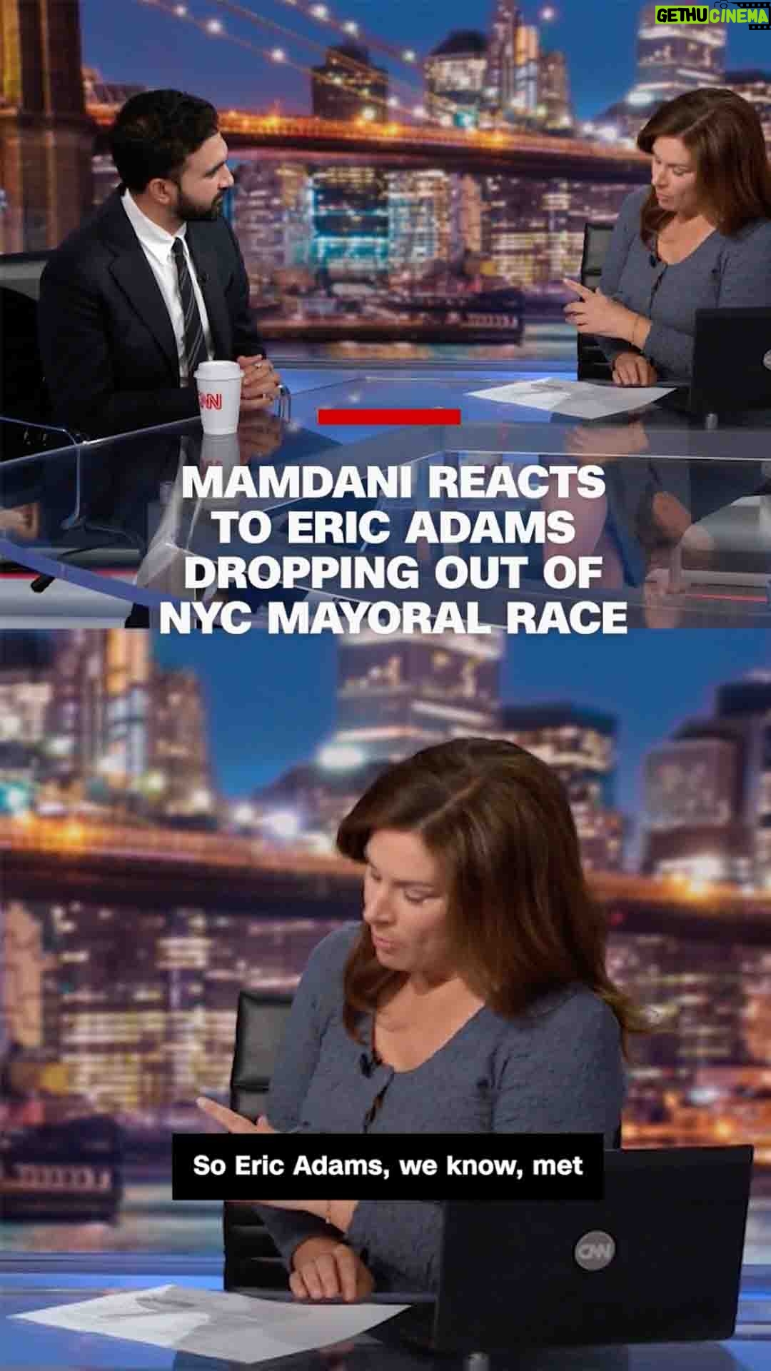 Erin Burnett - 2.8K Likes - CNN's @erinburnettoutfront spoke with Zohran Mamdani, New York City mayoral candidate, about Mayor Eric Adams dropping out of the race.

Read more at the link in @cnn's bio.