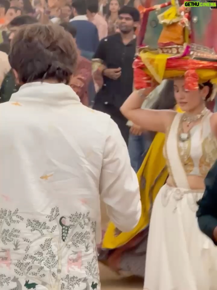 Esha Kansara - 53.7K Likes - Me and my @shraddhadangar_official making sure we do garba and Bhakti together and @navshakti.navratri helping us maintain that balance of our devotion and fun 🥺🫶❤️🌸 this is the place to be