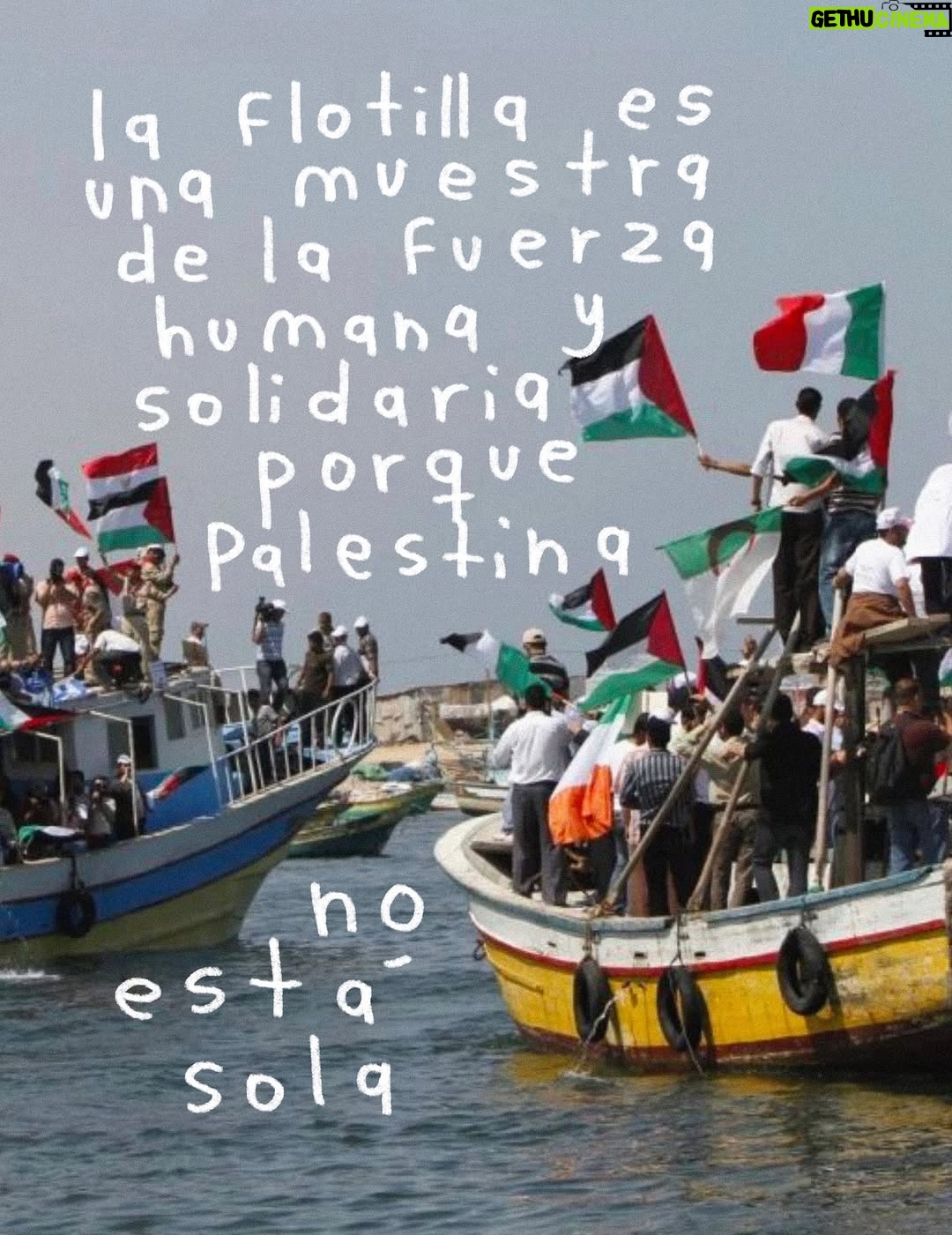 Esmeralda Pimentel - 55.4K Likes - ¿Realmente los barcos terminarían con el g3noc1d10? 

No, lo saben y lo sabemos. Pero es una muestra de solidaridad de los pueblos del mundo hacia Palestina para decirles que no están solxs y que seguiremos acá intentando y saliendo a las calles para sostenerles, que aunque la complicidad genocida de los gobiernos siga existiendo, los pueblos nos desbordaremos hasta llegar a G4za.

No se trata te poner en el centro la flotilla, se trata de mirar lo endeble que es el sistema internacional que construyeron las potencias, la poca o nula injerencia que tienen esos organismos internacionales gestionados por el Norte Global. Lo que nos muestra este ataque a la flotilla es que el derecho internacional se puede romper y manejar como las potencias decidan, que nunca ha existido para respetar a los pueblos.

Exigimos al gobierno de México @gobmexico y al @sremx romper con URGENCIA relaciones con Isr4el, exigimos el cese al fuego y al g3noc1dio palestino 🇵🇸🇵🇸🇵🇸🇵🇸🇵🇸🇵🇸🇵🇸🇵🇸🇵🇸