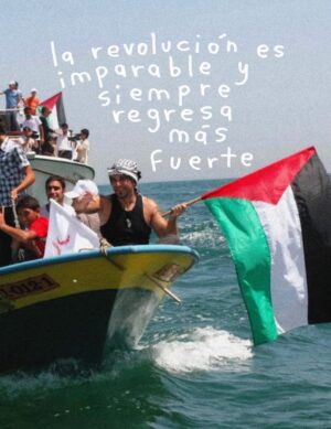Esmeralda Pimentel Instagram - ¿Realmente los barcos terminarían con el g3noc1d10?
No, lo saben y lo sabemos. Pero es una muestra de solidaridad de los pueblos del mundo hacia Palestina para decirles que no están solxs y que seguiremos acá intentando y saliendo a las calles para sostenerles, que aunque la complicidad genocida de los gobiernos siga existiendo, los pueblos nos desbordaremos hasta llegar a G4za.
No se trata te poner en el centro la flotilla, se trata de mirar lo endeble que es el sistema internacional que construyeron las potencias, la poca o nula injerencia que tienen esos organismos internacionales gestionados por el Norte Global. Lo que nos muestra este ataque a la flotilla es que el derecho internacional se puede romper y manejar como las potencias decidan, que nunca ha existido para respetar a los pueblos.
Exigimos al gobierno de México @gobmexico y al @sremx romper con URGENCIA relaciones con Isr4el, exigimos el cese al fuego y al g3noc1dio palestino 🇵🇸🇵🇸🇵🇸🇵🇸🇵🇸🇵🇸🇵🇸🇵🇸🇵🇸