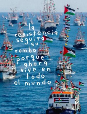 Esmeralda Pimentel Instagram - ¿Realmente los barcos terminarían con el g3noc1d10?
No, lo saben y lo sabemos. Pero es una muestra de solidaridad de los pueblos del mundo hacia Palestina para decirles que no están solxs y que seguiremos acá intentando y saliendo a las calles para sostenerles, que aunque la complicidad genocida de los gobiernos siga existiendo, los pueblos nos desbordaremos hasta llegar a G4za.
No se trata te poner en el centro la flotilla, se trata de mirar lo endeble que es el sistema internacional que construyeron las potencias, la poca o nula injerencia que tienen esos organismos internacionales gestionados por el Norte Global. Lo que nos muestra este ataque a la flotilla es que el derecho internacional se puede romper y manejar como las potencias decidan, que nunca ha existido para respetar a los pueblos.
Exigimos al gobierno de México @gobmexico y al @sremx romper con URGENCIA relaciones con Isr4el, exigimos el cese al fuego y al g3noc1dio palestino 🇵🇸🇵🇸🇵🇸🇵🇸🇵🇸🇵🇸🇵🇸🇵🇸🇵🇸