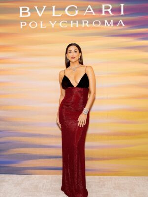 Eva Longoria Instagram - About last night with @bvlgari ✨♥️

#Bvlgari 
#BvlgarHighJewelry 
#Polychroma
#InPartnershipWithBvlgari