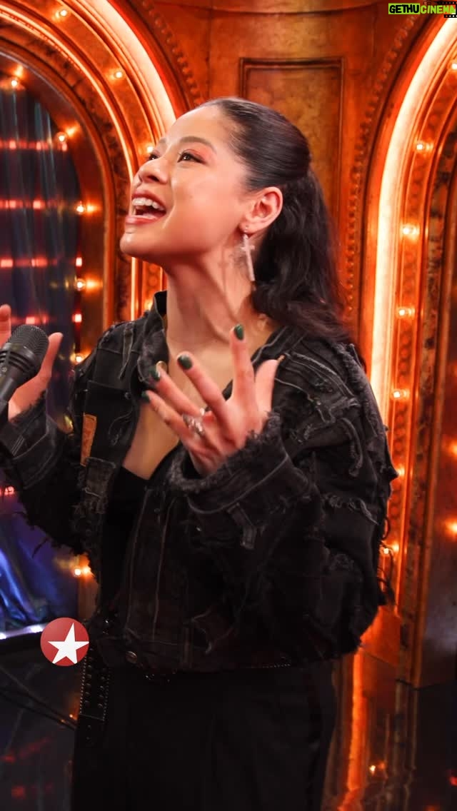 Eva Noblezada - 116.1K Likes - The odds are in our favor hearing Eva Noblezada sing CABARET’s “Maybe This Time” in our studio. 🤩

See the star as Sally Bowles in CABARET at the Kit Kat Club now through July 20. Tickets at Broadway.com and full performance 💚

🎶: Music by John Kander, Lyrics by Fred Ebb @kanderandebbofficial 
⭐️: @livevamaria