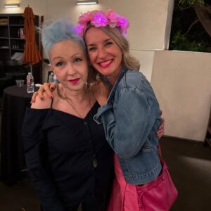 Ever Carradine Instagram - Girls just want to have fun. And we did. We had the most fun ever. #cyndilauper #girlsjustwanttohavefun #cher #jonimitchell #hollywoodbowl