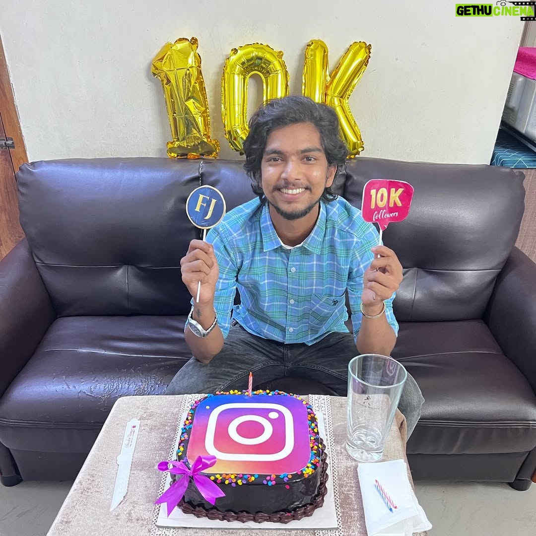 FJ Adisayam - 35.2K Likes - I'm so overwhelmed to realise that 10000 people know me and what I have done. Not a lot of them knew who FJ was a year ago, Now at this point having 10K followers, a huge number of friends is a BiG deal for me. Keep showering this love and support ever. I am forever grateful to all of you. 
You all know I got this height through Suzhal. I am definitely grateful to the entire team!!!
Finally we made it ❤️ 

#suzhal #suzhalonprime #actor #webseries #tamilseries #suzhalseries #instagramtrending #trending #actorslife #cinema #naanungalfj