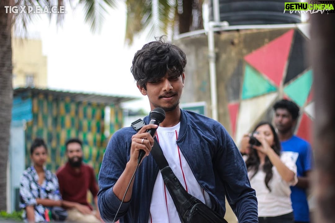 FJ Adisayam - 2.7K Likes - #throwbackporkalam
And yeah that is PORKALAM (Chennai’s biggest underground HipHop showcase) 1st edition . People who missed it can join us for the second Edition 💯 *Tag your HipHop friends in the comment *

@peace.hiphop x @theintgen 
Shot: @_bhavixlens_ @abinandhan_sundararajan 
#sollisaiparavattum #tamizhhiphopvaazhga #realhiphopforlife #rap #beatbox #faceoff #culture #community #beatboxing #rapping #dancing #breaking #freestyle #undergroundhiphop #vibes #hiphopnight #revolution #artist #independent #musiclover #peacehiphop #oliperukkeyz #peace #fjpeace