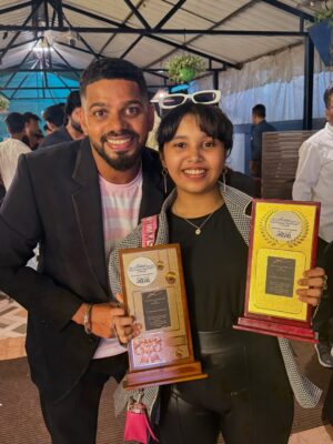 Farah Chaudhary Instagram - 🏆✨Two Generations. One Stage. Endless Dreams.✨🏆
From the runway of life to the spotlight of success —
I proudly received the Fashion & Lifestyle Influencer of the Year,
and my little sunshine Hannah stole hearts with the Best Influencer Award at the National Influencers Awards 2025 in Goa! 💖🌴
This night was more than just about trophies — it was about love, passion, and shared dreams becoming reality.
So grateful, so proud, and so ready for what’s next! 🌟
#NationalInfluencerAwards2025 #GoaVibes #FashionAndLifestyleInfluencer #BestInfluencerAward #MomAndDaughterGoals #PowerDuo #FarahAndHannah #BeingFarahChaudhary #HannahTheStar #WinningTogether #InfluencerLife #gratitudeandglory