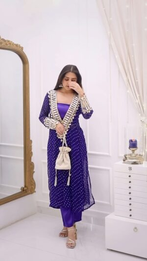 Farheen Panjwani Instagram - Got my hands on this viral suit and I’m in love✨ They have more colors too🥺❤️

Comment ‘Love’ to get my outfit link directly in your DMs 📥🔗 #QuickOutfitsWithFarheen

Outfit @fashionfloorindia ✨

#Indian #Ootd #grwm #fashionreels #desi #ethnic #mirrorwork #bandhini #bandhej #outfitinspo #personalstyle #personalstyle #wedding #weddingseason #shaadi #mehendi #sangeet