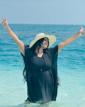 Farsana Rahman Instagram - Lakshadeep 🩵🤍🩵
#sea #beachvibes #beach #lakshadweep #love #fyp #sanarahman #fun #vacation