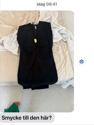 Filippa Rådin Instagram - Vi kommunicerar 😍
@anjaparson mitt i inspelning och jag i klädjour-mode 🤩🙋🏻‍♀️ efter en välbehövlig LPG-behandling.

Multitaskar deluxe stylar upp en gammal klänning med ett hårspänne i urringningen 
Vem behöver nya outfits när små detaljer gör hela looken?

#mästarnasmästare #anjapärson @mastarnasmastare