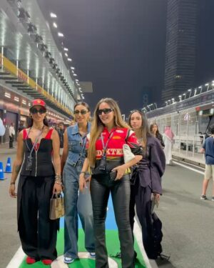 Gamila Awad Instagram - Speed, style, and the sound of engines. Adrenaline at its chicest! @f1 🏎️