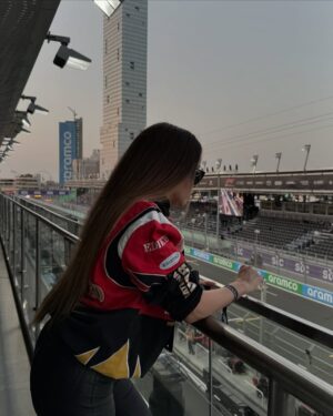 Gamila Awad Instagram - Speed, style, and the sound of engines. Adrenaline at its chicest! @f1 🏎️
