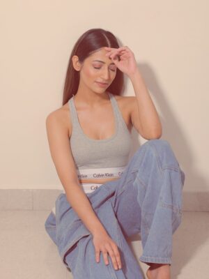 Gargee Nandy Instagram - @calvinklein 🤍
Thanks for making this happen
@palettebykritikamishra 
@amit_hasija_photography 
@hairstylist_rohitrajput_1