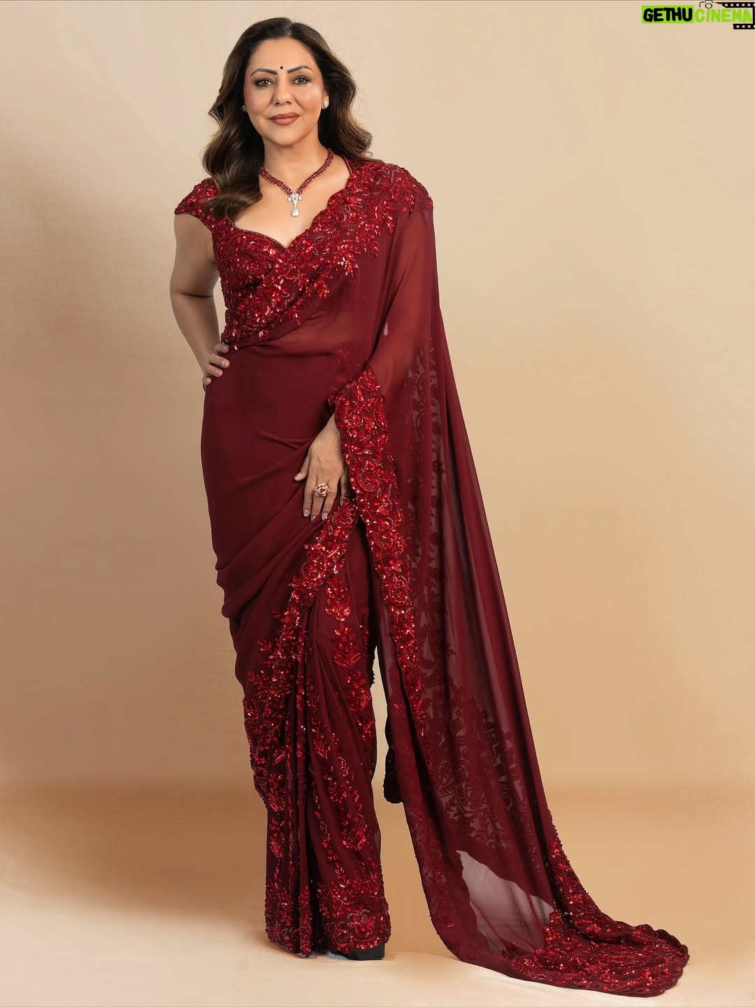 Gauri Khan - 124.6K Likes - Diwali celebrations with friends✨
Wearing Zoya’s iconic Ruby Rush necklace with a custom Manish Malhotra saree - design houses I love, with creations that beautifully capture the spirit of the season.

@zoyajewels @manishmalhotra05 
@cloverconnect.in
