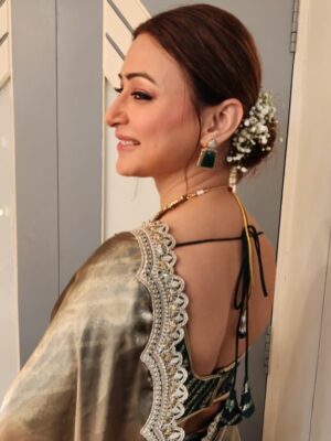 Gauri Pradhan Tejwani Instagram - Classic never tries too hard!!
HMU & 📸 @makeupbyrizsiledar