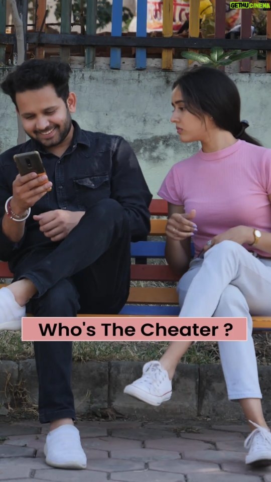 Gauri Prajapat - 4.1K Likes - Batao kon hai cheater ? 🥺🤣
.
W/ @gauri_prajapat @notsovinamra_ 
📸 : @singhbehindthecamera 
.
.
.
.
#reelyfunny #reelingit #couplecomedy #couplegoals💑 #cheater #cheaters #rabho #newcontent #apdhillon #excuses