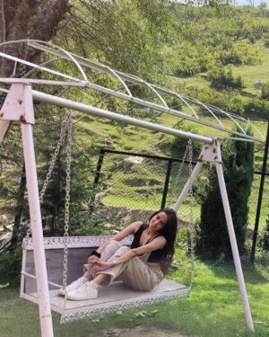 Gauri Prajapat Instagram - So, this year I did a trip with @onhisowntrip . A kind-a solo trip as everyone was stranger to me and trust me, I was so anxious thinking about how the trip will be, will I be able to connect with other trippers, will I be able to enjoy and have fun and a lot of such questions. 
SO,
Starting with DAY-1, when I was at the airport, I met @capn_nero  @kanikapasricha20 , I tried my best to hide my nervousness but this person @capn_nero immediately makes people comfortable around him. He has some superpower or doremon ka koi gadget as hell just look through your soul.
And now my love @kanikapasricha20 , being on the same flight was literally a benefit for me as I was able to put an end to all the hypothetical situation. You made me feel at peace from the time we started our conversation. You are such a lovely soul and will always be there in your life to annoy you.
.
Starting with the trip, we landed in Srinagar and from there took a bus to our first destination- Yousmarg, true heaven on earth. Stayed at @hotelsangarmal The moment I reached there it was so tranquil and overwhelming. The cold winds, horses grazing in the meadow, birds chirping, mountains pine trees and the clouds as if I'm in a fairy tale.
.
.
.
.
.
.
#kashmirtrip2021 #indorigauri #yousmarg #onhisowntrip #kashmir #travelgram #mountains #heavenishere #travelphotography #memoriesforlife #bondsthatgobeyond #theguyonhisowntrip #travelinfluencer #blogger #trending #trip2021 #travelmore #lovemore #famjam #lovethisplace