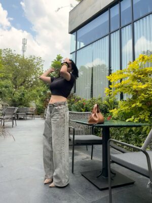 Gaurika Rathi Instagram - Favourite fit🤍🎀