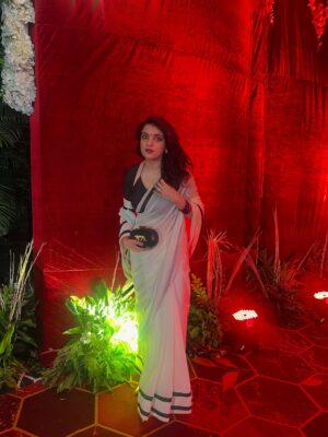 Gaurika Rathi Instagram - 🤍🧿✨

Wearing @houseofmasaba