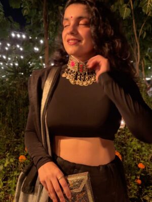 Gaurika Rathi Instagram - Last night was beautiful 🧿🤍✨
 @navraasgarbaofficial 🤍

To the most most beautiful nine nights. I will miss you so much.