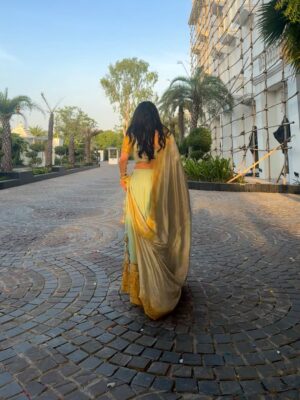 Gaurika Rathi Instagram - Not getting over this outfit 🎀🤍🤌
Favourite Palette.

Comment ‘🎀’ for outfit details.