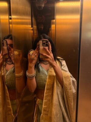 Gaurika Rathi Instagram - 🤍🎀🤎🐣🥂