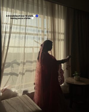 Gaurika Rathi Instagram - A friendship of over 13 years.
I knew she is a permanent piece because she showed up when life was extremely unfair, when I lost my very special person. I always say and will keep saying I have the best of humans in my life.
We have come a long long way and seeing you getting married to your LOVER is the most wholesome feeling.
my best girl is married.
I will miss you so much.
I love you🤍😭🧿