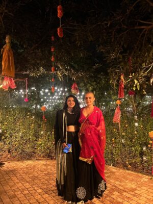 Gaurika Rathi Instagram - Last night was beautiful 🧿🤍✨
 @navraasgarbaofficial 🤍

To the most most beautiful nine nights. I will miss you so much.