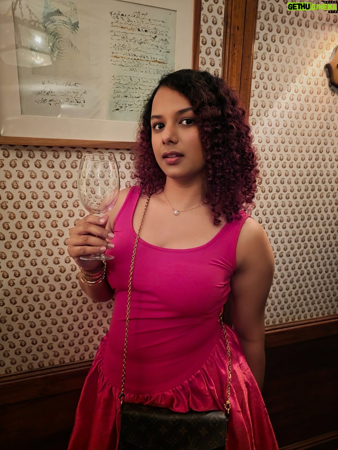 Gautami Kawale - 154.6K Likes - Empty glasses and cute dresses 👀 
Check the last pic
_
Outfit @diamondlady.in 
Accessories @swarovski 
Bag @louisvuitton