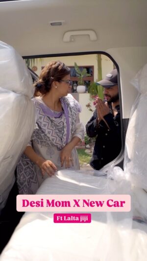 Geetanjali Chauhan Instagram - Panni nahi hatane wala obsession aapke ghar me bhi hai kya ?
.
.
Featuring @muninderchauhan as beta 😂
.
#newcar #middleclassfamily #thar #justindianthings #desicomedy #laltajiji #desiparents #geetanjalichauhan