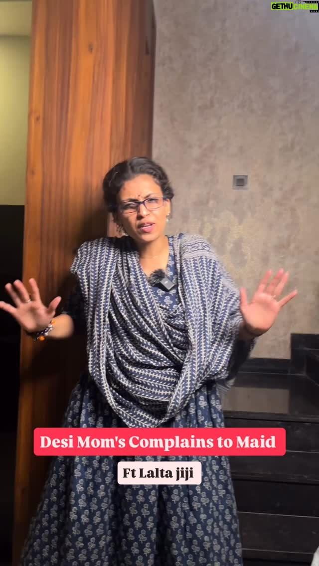 Geetanjali Chauhan - 9K Likes - Aapki bhi yahi shikayat rahti hain kya didi se ? 
.
.

.
#relatable #laltajiji #geetanjalichauhan #desimom #kaamwali #maid