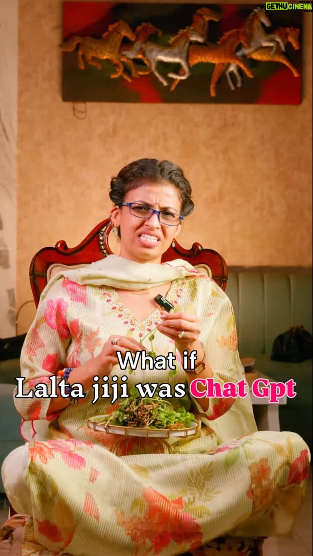 Geetanjali Chauhan - 6.5K Likes - Aap chat gpt se kya kya puchte ho ? 
.
.
#laltajiji #chatgpt #geetanjalichauhan #relatable #desi #justindianthings