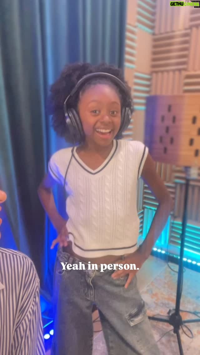 Genevieve Goings - 1.1K Likes - @officialromywoods coming into the studio on person after so much hard work over zoom! Such a star ⭐️!!! Great job today! #voiceover #kids #booked #sing