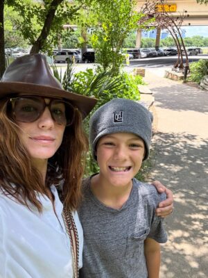 Genevieve Padalecki Instagram - At the beginning of the year, I chose *play* as my mantra. I wanted to find it not just in obvious moments but also in the messy, mundane, in-between spaces of life. So when I gave my kids a “YES” day, it felt like the perfect chance to put that intention into practice.

What I discovered wasn’t just fun (though there was plenty of that) — it was connection. By stepping into their world, I stayed fully present. I let them lead, made their choices mine, and joined in wholeheartedly. Seeing what sparked their play and how far their imagination carried them was pure joy.

It was a gift — for them and for me. And it reminded me that sometimes the most important thing I can say yes to is simply being present.