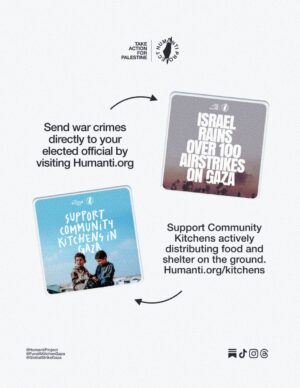 Greta Thunberg Instagram - 🚨 ISRAEL RAINS OVER 100 AIRSTRIKES ON GAZA 🚨

Since dawn, at least 100 Israeli airstr-kes have hit Gaza. At least 15 people have been k-lled so far, with the toll expected to rise in the coming hours as rescue teams reach more areas.

Israel has confirmed it launched a “massive wave” of attacks across the enclave, claiming to target “dozens of sites.” Among those hit were a busy café, family homes, and displacement tents.

On top of slaughter/ng entire families, Israel has announced it will block all aid from entering Gaza until further notice.

TAKE ACTION

* This post includes a free email template — send it to your elected official today - click the link in @humantiproject’s bio, or visit Humanti.org
* You can also use the template as a call guide. Find your MP’s, representative’s or elected official’s number online and speak to them directly.

Demand: Lift the siege, sanctions, a complete two-way trade embargo, and an immediate halt to all weapons shipments to Israel.

Sources on Slide 8