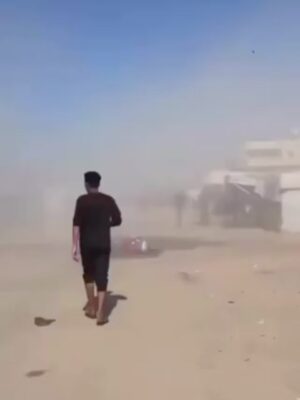 Greta Thunberg Instagram - BREAKING : Five Palestinians, including
children, were killed and several others injured in a sudden Israeli airstrike on Al-Zawaida town in central Gaza, marking a serious breach of the ceasefire.

#palestine #usa #landpalestine