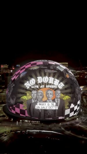 Gwen Stefani Instagram - Remain seated, please. Permanecer sentados, por favor. Welcome to the Vegas skyline. 🍊👑 We are pleased to announce our limited engagement run, No Doubt Live @SphereVegas, May 2026. 

Presale begins on Oct 15 at 10am PT.
@vibeepresents ticket/hotel packages on sale today, Oct 10 at 12pm PT.
All tickets on sale Oct 17 at 10am PT. Link in bio.