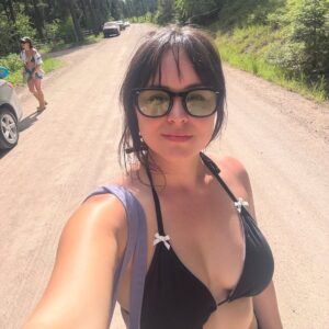 Hayley Orrantia Instagram - Let’s Ride or Die 🏔️🩸