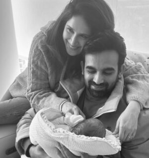 Hazel Keech Instagram - Some joys are written in the stars ✨ Welcome to the world, Fatehsinh Khan 👶 to the most amazing parents - Zak and Sagu 🤗 Your arrival has filled our hearts in ways words never could. The wait was worth every heartbeat. Here’s to new beginnings and the kind of love that only grows with time ❤️ Welcome to sleepless nights 🤪 @zaheer_khan34 @sagarikaghatge