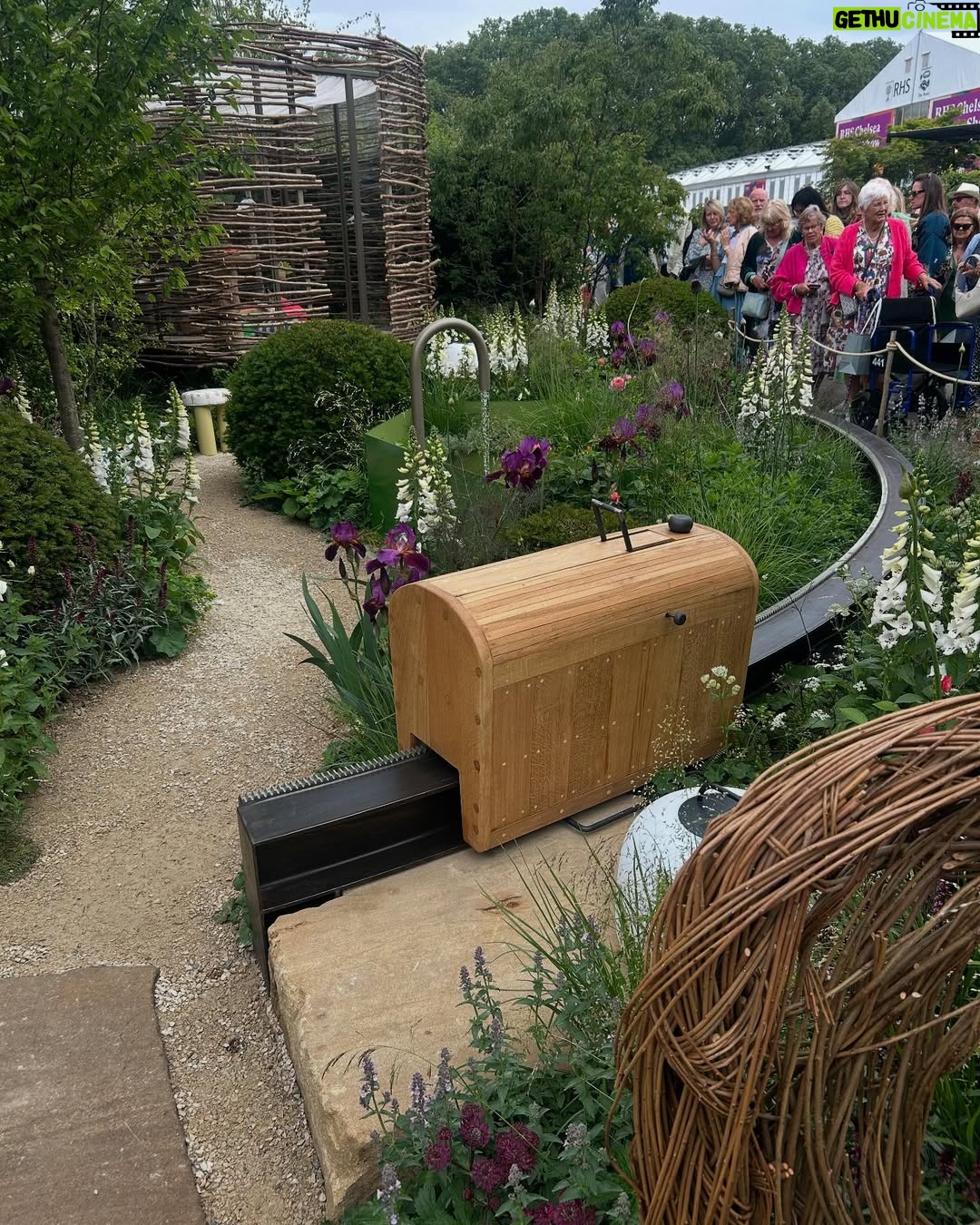 Helen George - 12.6K Likes - Chelsea flower show 2025 with the incredible @childrenwithcanceruk and many more beautiful gardens 🌹