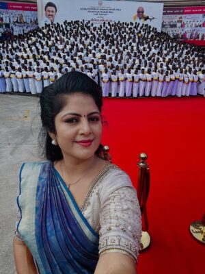 Hemalatha M Instagram - மகளிர் உயர்வே மாநிலத்தின் உயர்வு ❤️

#hemarakesh #protocoleventhost #cmevent #cmeventhost