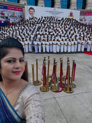Hemalatha M Instagram - மகளிர் உயர்வே மாநிலத்தின் உயர்வு ❤️

#hemarakesh #protocoleventhost #cmevent #cmeventhost