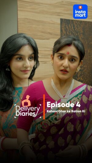 Hemall Soni Instagram - #Instamart presents #DeliveryDiaries
Ep. 4 - Kahani Ghar ke Ration Ki✨
Drama ho ya discount, get your monthly groceries & ration delivered in all 10 mins🤍
.
.
While the saas and bahu argue! @instamart steals the scene with a 10-minute delivery
.
.
#instamart #presents #deliverydiaries #trending #reel #saas #tv #drama #gopi #bahu #indira #ben #overdramatic #skit