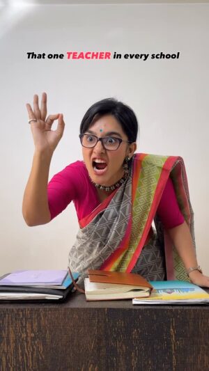 Hemall Soni Instagram - Bachpan ki aasli villain, yehi thi🤒🤐🥴
.
.
.
.
.
.
📸 @sahilvirwanii
Edited by- @notladbible
.
.
.
.
.
#teacher #teachersofinstagram #strict #villian #réel #relatable #funny #reels #school #explore #class #students #trendingreels
