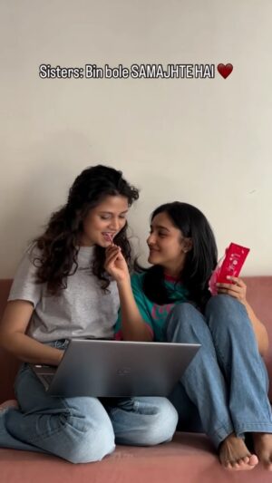Hemall Soni Instagram - Sisters silently understands each other ❤️❤️
(Sister goals, Sisterhood, Trending audio, Relatable)
#sisterlove #behen #sisterhood #cutefight #trendingreels #reelitfeelit #reelkarofeelkaro #trendingnow #relatablepost #explorepage #sisterlove❤️ #feelgood