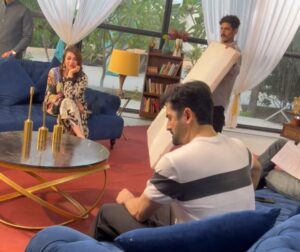 Hiba Ali Khan Instagram - Bts Drama Man Mast Malang! ✨