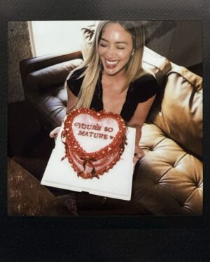 Hilary Duff Instagram - This weekend I celebrated my birthday in the most perfect way. With my favorite people - my husband, my kids, and some of my closet friends. 37 was a wonderful year but I’m kinda future trippin’ about my 38th year around the sun… Thank you for all the birthday wishes. Seeing your love and excitement for whats next is not lost on me. 🪩🍒✨