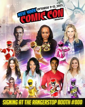 Hilary Shepard Instagram - Come see us  @newyorkcomiccon Oct 9-12 ‼️We’ll be @rangerstopandpop booth‼️can’t wait to meet you all! @stevecardenaspr @karanashley @catherine_sutherland @nakiaburrise #newyorkcomiccon #powerrangers #divatox #pinkranger #redranger #yellowranger #evilqueen #spacepirate